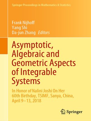 cover image of Asymptotic, Algebraic and Geometric Aspects of Integrable Systems